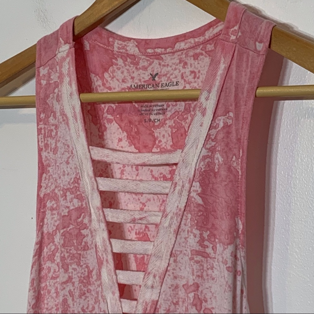 EUC‎ American Eagle Outfitters Pink Tie Dye Tank